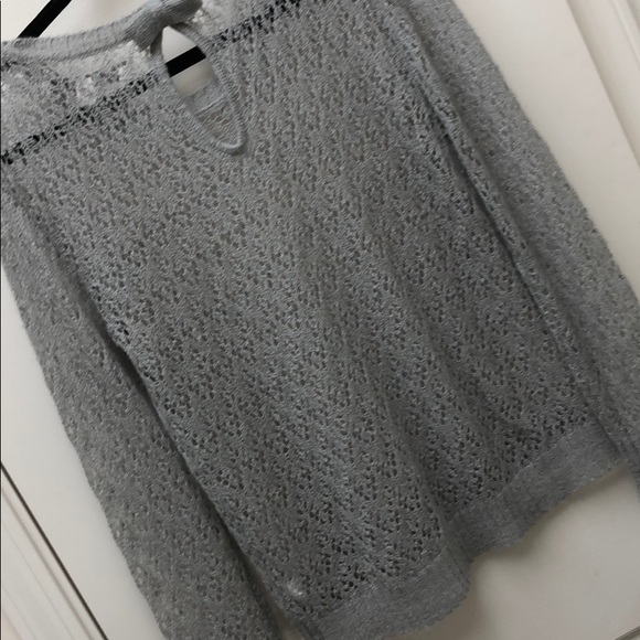 LC Lauren Conrad (Kohl’s) grey sweater - Picture 2 of 5